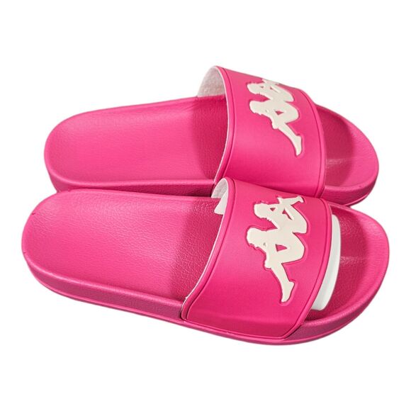Kappa Authentic Adam 2 Unisex SZ 4 slides Fuchsia Pink-white Beach Vacation - Picture 2 of 7